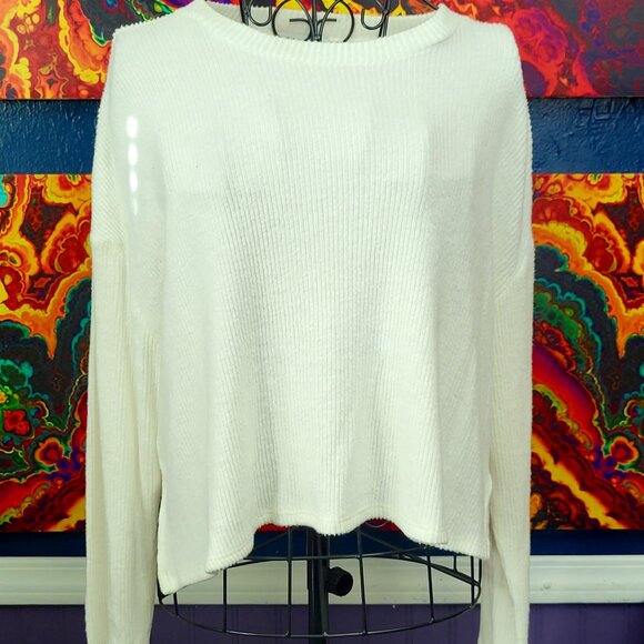 Sadie & Sage ~ Sz L ~ Crop Top Sweater ~ Excellent Condition - Picture 2 of 8